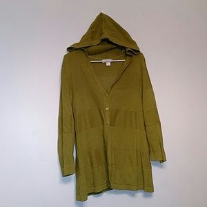 CJBanks hooded cardigan size XL